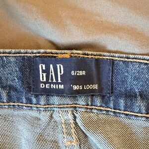 GAP Blue Denim Loose Fit Jeans